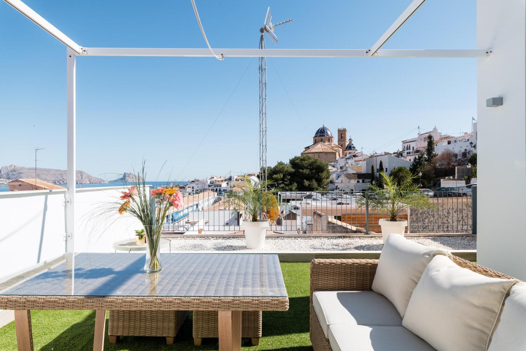 Atico Vistas Al Mar, Terraza, Piscina Y Parking By Vero Altea Exterior photo